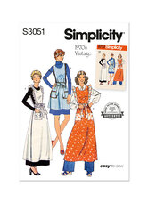 Apron in two lengths. Simplicity 3051. 