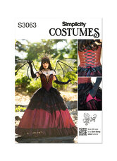 Corset and Skirt Costume by Raine Emery. Simplicity 3063. 