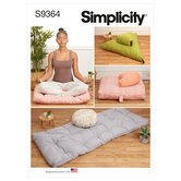 Meditation cushions. Simplicity 9364. 