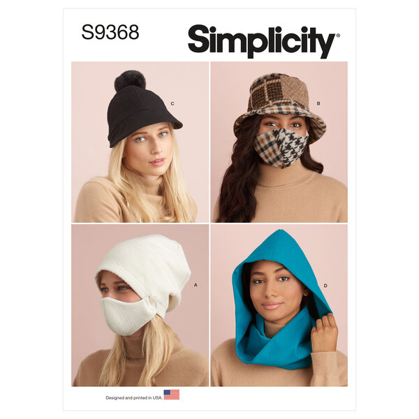Hat and mask sets, hooded infinity scarf and mask