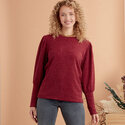 Knit tops with length and sleeve variations