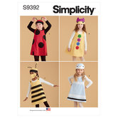 Children´s Jumpers, Hats and Face Masks. Simplicity 9392. 