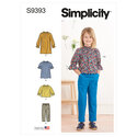 Children´s dress, tunic, top and pants