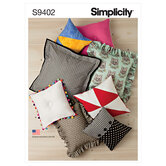 Easy pillows. Simplicity 9402. 