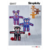 Stuffed animals. Simplicity 9417. 
