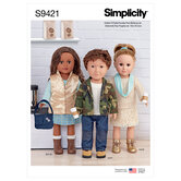 18 inches doll clothes. Simplicity 9421. 