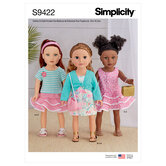 18 inches doll clothes. Simplicity 9422. 