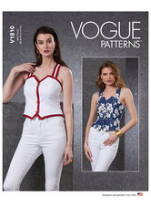 Petite vests. Vogue 1810. 