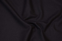 100% medium-thickness wool flannel in black