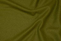 100% medium-thickness wool flannel in olive-green