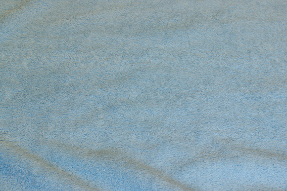 Double woven terry cloth in light blue