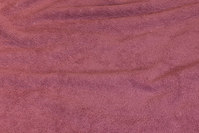 Double woven terry cloth in old rose