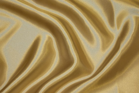 Polyestersatin in gold-look