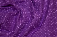 Red-purple cotton with white dot