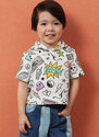 Toddlers hooded T-shirt and jeans