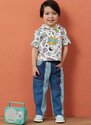 Toddlers hooded T-shirt and jeans