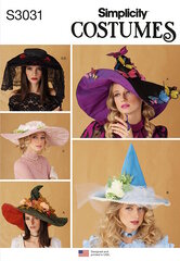 Costume hats. Simplicity 3031. 