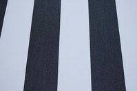 Texgard-coated awning fabric, black and white