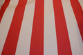 Texgard-coated awning fabric, red and white
