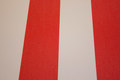 Texgard-coated awning fabric, red and white