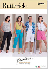 Pants in four lengths by Palmer Pletsch. Butterick 6944. 
