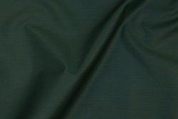 Coated windbreaker fabric in bottle-green
