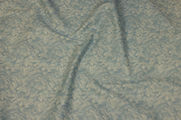 Dove-blue cotton with flame print 