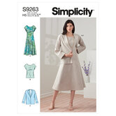 Dress, jacket and top. Simplicity 9263. 