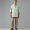 Mens shirt in two lengths, pants and shorts