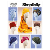Turbans, Headwraps and Hats. Simplicity 9300. 