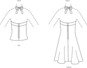 Knit short halter dress and halter top
