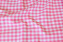Summer-cotton in light red with 1 cm checks