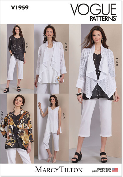 Jacket, Tunics and Pants by Marcy Tilton