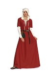 Dress and bonnet, Middle ages