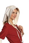 Dress and bonnet, Middle ages