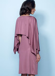 Pullover Dresses with Attached Capelets