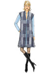 Knit Raglan Sleeve Tops and Dress, Vest, and Pull-On Pants