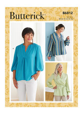 Top, tunic and sash. Butterick 6812. 