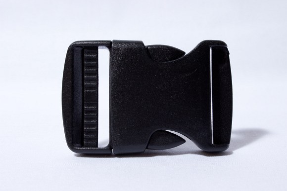 Click buckle black 4 cm wide