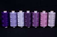 Synthetic thread standard quality, purple colors, 1000 m