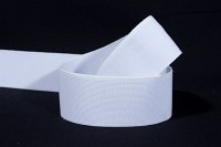 White, firm quality elastic 3 cm wide