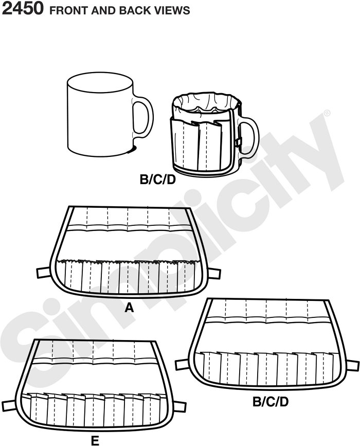 Buckets Gone Wild sewing pattern. Mug Bucket organizer fits over a regular size coffee mug and makes unique holder for small items. Buckets Gone Wild sewing pattern. Mug Bucket organizer fits over a regular size coffee mug and makes unique holder for small items.