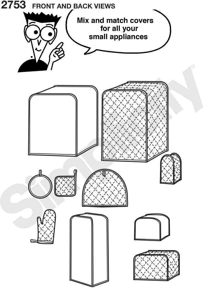 Appliance Covers, Pot Holders and Mitt Sewing For Dummies Collection Appliance Covers, Pot Holders and Mitt Sewing For Dummies Collection