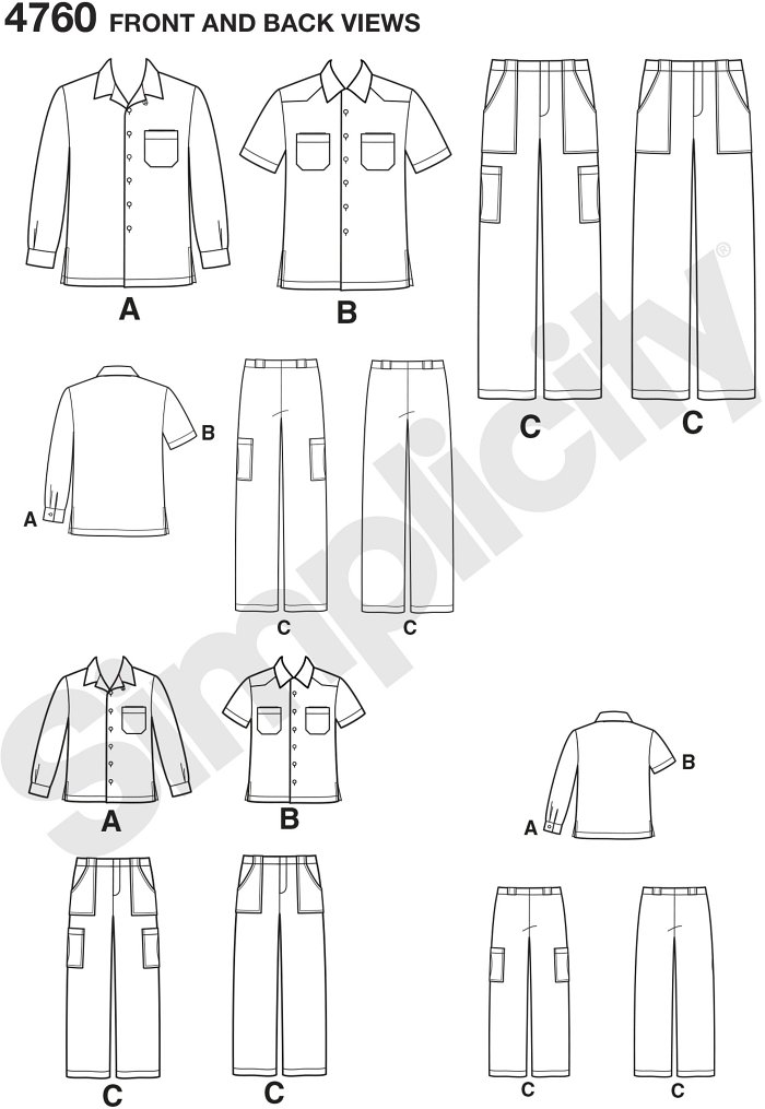 Boys´ and Men´s Trousers and Shirt