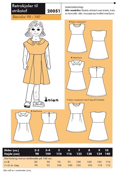 Retro-dresses for knits