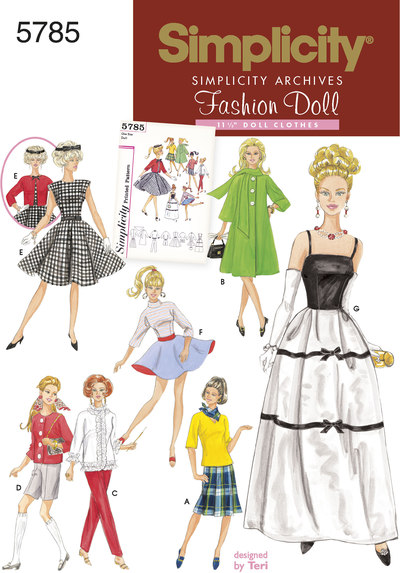 Doll Clothes, 1960ies, 11½ inch doll