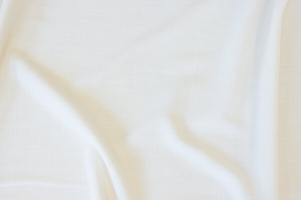 Light, soft viscose and linen-crepe in light off white