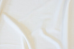 Light, soft viscose and linen-crepe in light off white