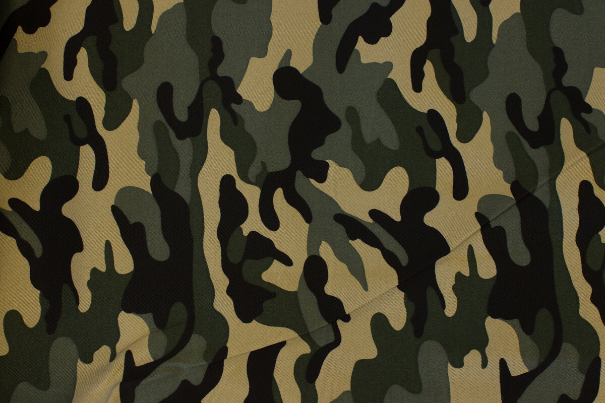 effektivitet Panorama boble Mellemsvær camouflage stof i grønne nuancer | FJØLNER