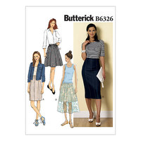 Shirt with v neck. Butterick 6326. 